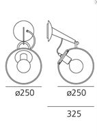 MICONOS LAMPADA DA PARETE