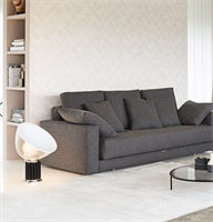 TACCIA VETRO LAMPADA TAVOLO NERO