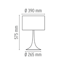 SPUN LIGHT T1 BIANCO