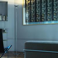 FLUTE MAGNUM F330030150TCNE LAMPADA TERRA TRASPARENTE/CROMATA d.32