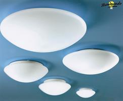 SOLE 13 APPLIQUE/LAMPADA DA SOFFITTO BIANCA d.13