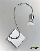 GINEVRA 1 FL PLAFONIERA CROMO CON BRACCI FLESSIBILI