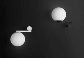 LUNA APPLIQUE IN VETRO SATINATO E METALLO