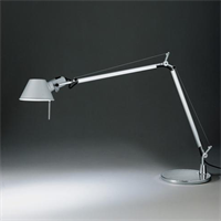 TOLOMEO A001000 ALLUMINIO + A004030 LAMPADA TAVOLO