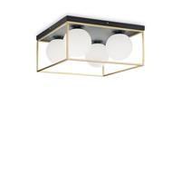 LINGOTTO SERIE DI LAMPADE DA SOFFITTO OTTONE/NERO