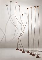 PAPIRO LAMPADA DA TERRA REGOLABILE A LED DIMMERABILI