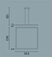 QUATTRO QUADRATA LAMPADA A SOSPENSIONE