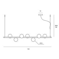 POMI' LAMPADA A SOSPENSIONE LINEARE