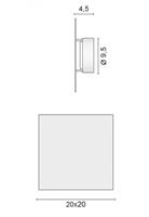 ECLIPSE QUADRA SERIE DI LAMPADE DA PARETE