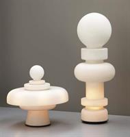 REGINA LAMPADA DA TAVOLO IN VETRO SOFFIATO