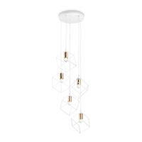 ICE LAMPADA A SOSPENSIONE CON 5 CALATE