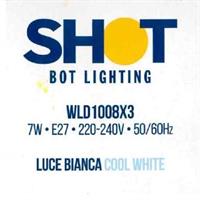 WLD1008X3 GOCCIA 7W E27 TRASP.4000K