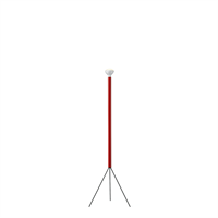 F3772035 LUMINATOR ROSSO LAMPADA DA TERRA h.189cm