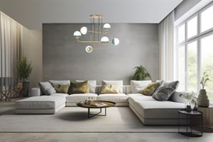 EVA/S LAMPADA A SOSPENSIONE COMPLETA DI VETRO