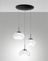 BRENA LAMPADA A SOSPENSIONE CIRCOLARE A 3 LUCI