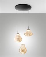 DEVA LAMPADA A SOSPENSIONE CIRCOLARE A 3 LUCI