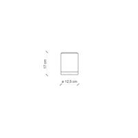 C989-CEM MATECA LAMPADA DA SOFFITTO CEMENTO d.12,5 CM